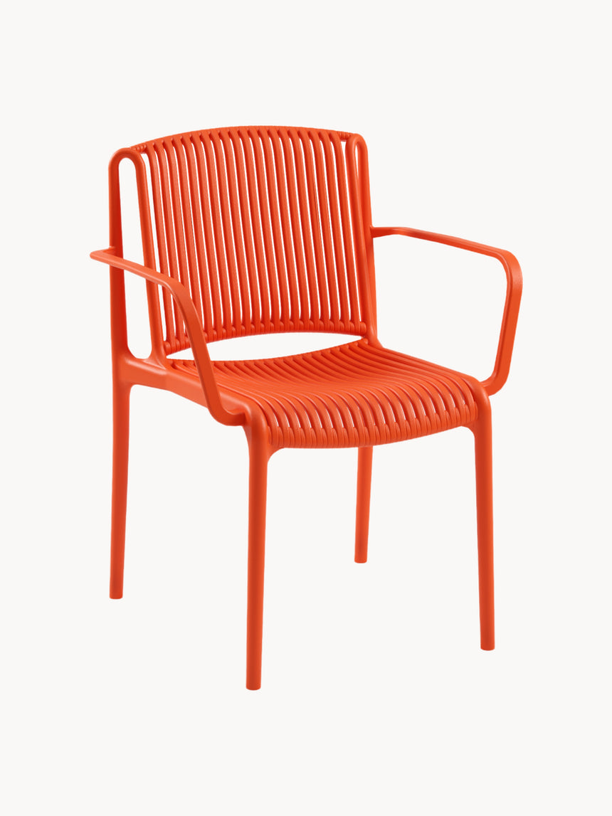 Nes Kollu Polipropilen Sandalye Portakal