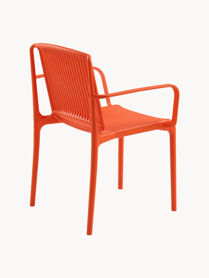 Nes Kollu Polipropilen Sandalye Portakal
