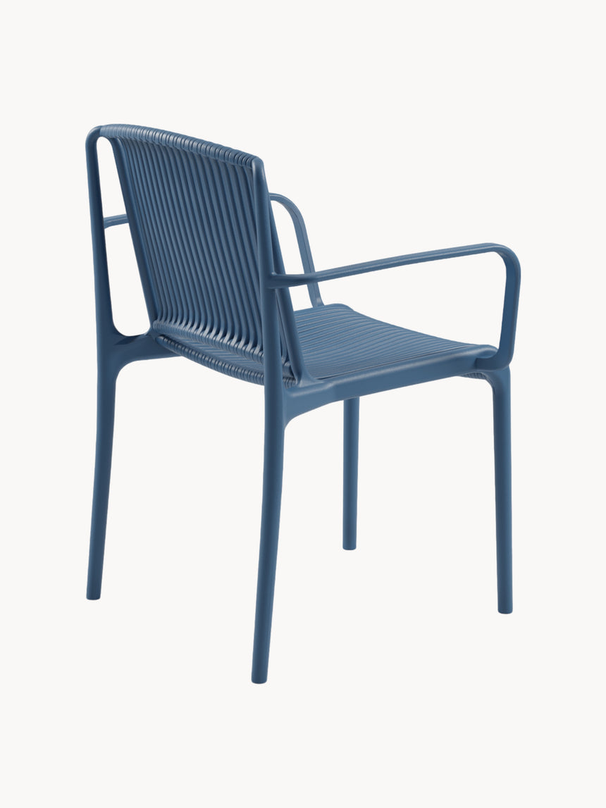 Nes Kollu Polipropilen Sandalye Saks Mavisi