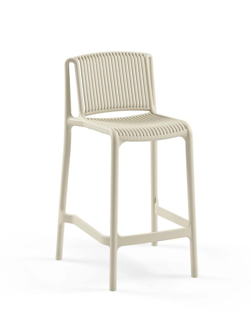 Nes Polipropilen Bar Sandalyesi Bej