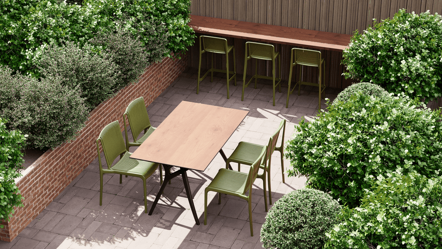 Nes Polipropilen Sandalye Yeşil