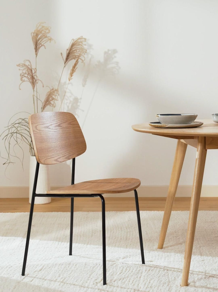 Omada Ahşap Sandalye Meşe