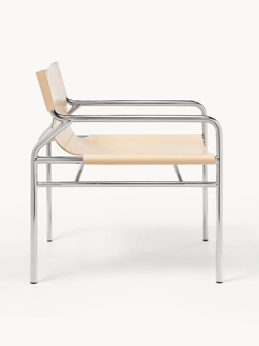 Palm Deri Tekli Koltuk Açık Bej