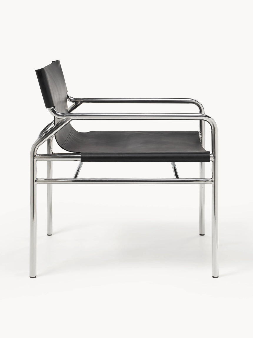 Palm Deri Tekli Koltuk Siyah