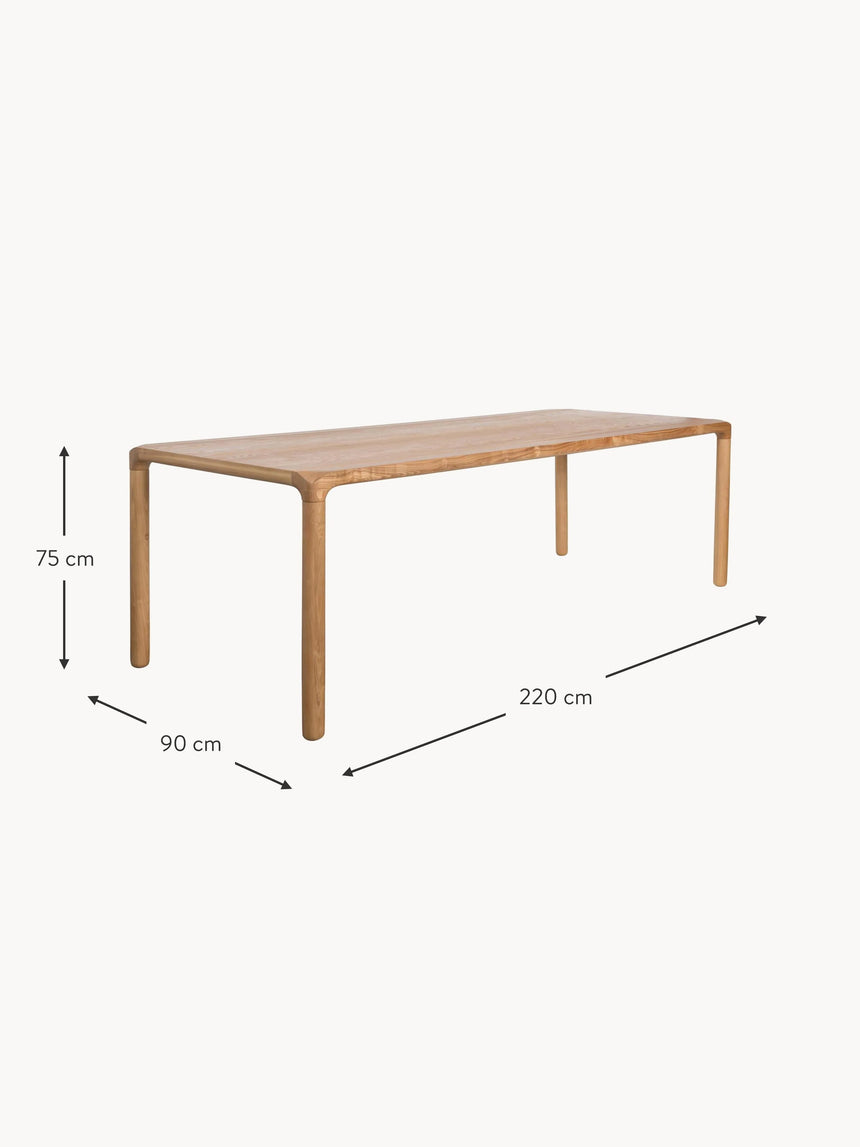 Picasso Ahşap Yemek Masası Dişbudak