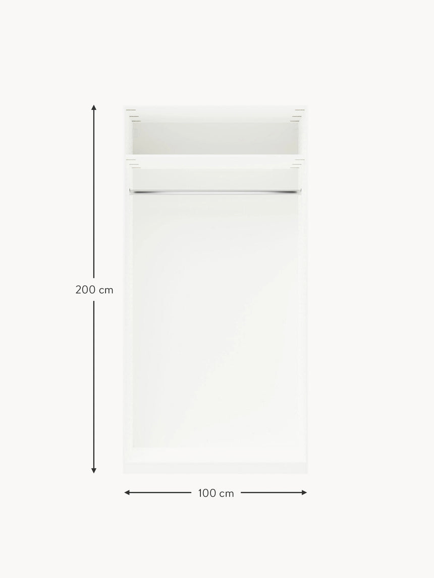 Pie İki Kapılı Modül Gardırop Bej