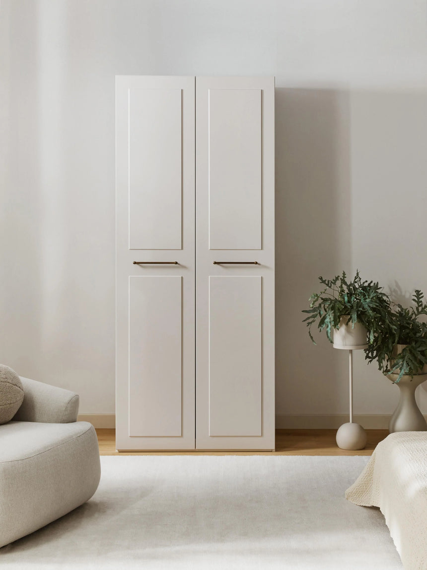 Pie İki Kapılı Modül Gardırop Bej