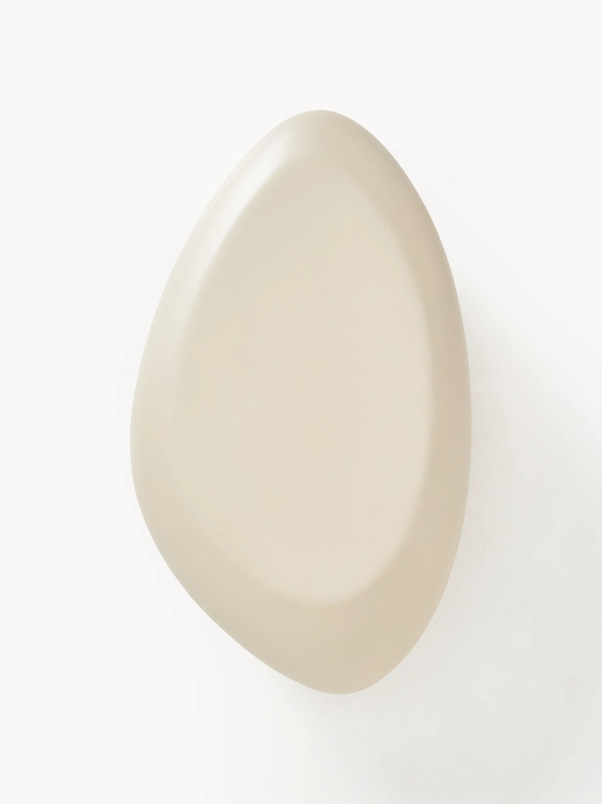 Pika Organik Form Ahşap Orta Sehpa Mat Bej 100 cm