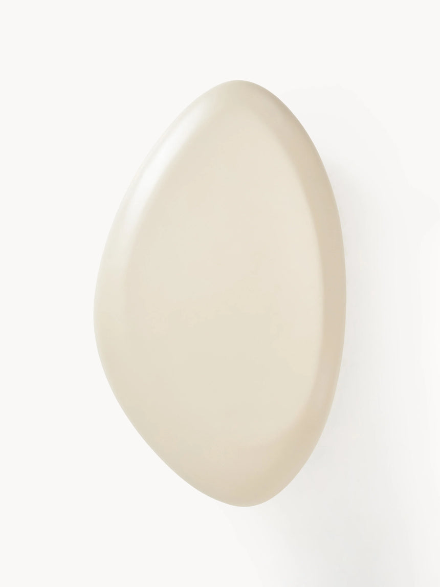 Pika Organik Form Ahşap Orta Sehpa Mat Bej 135 cm