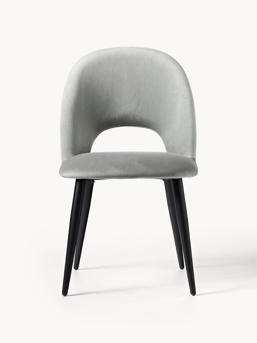 Poli Kumaş Sandalye Açık Gri