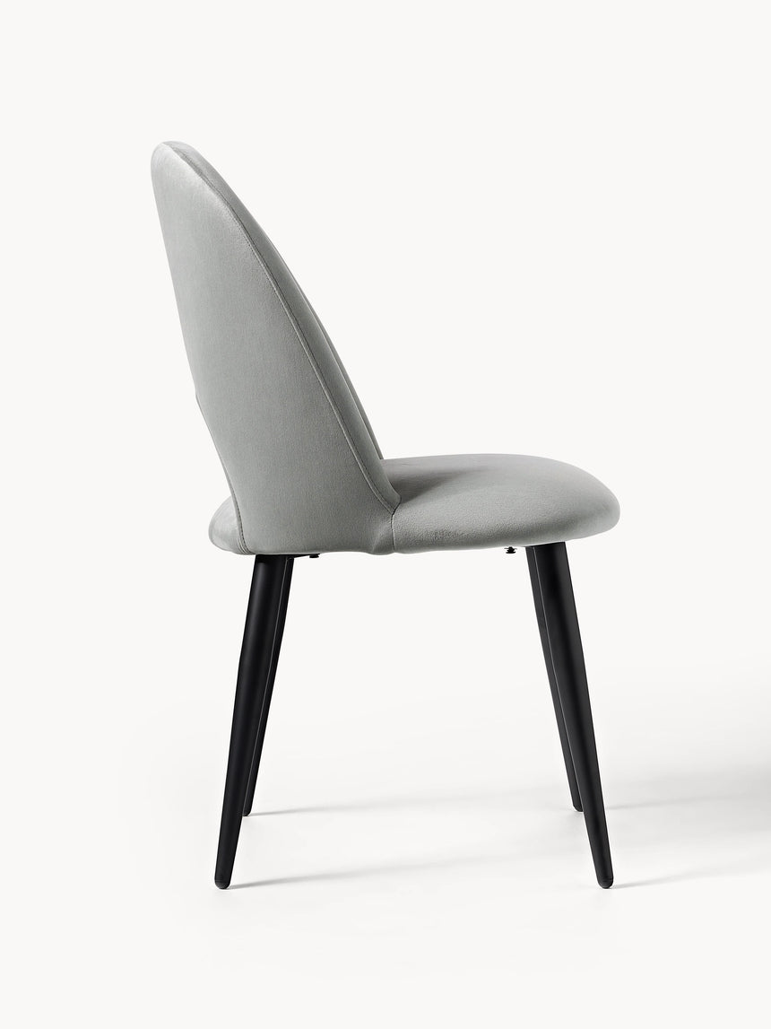 Poli Kumaş Sandalye Açık Gri