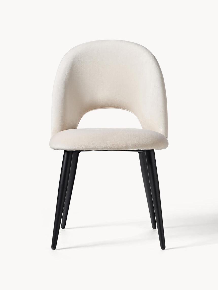 Poli Kumaş Sandalye Krem