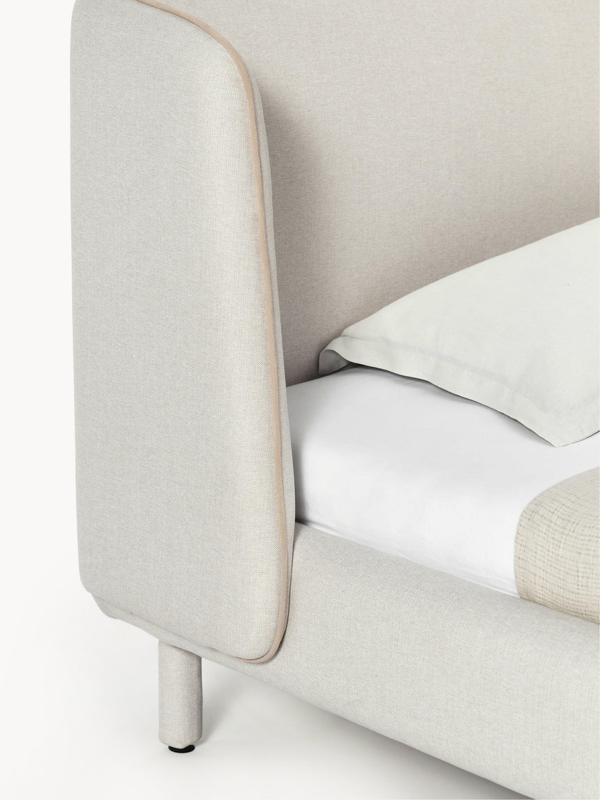 Polina Çift Kişilik Karyola Açık Bej