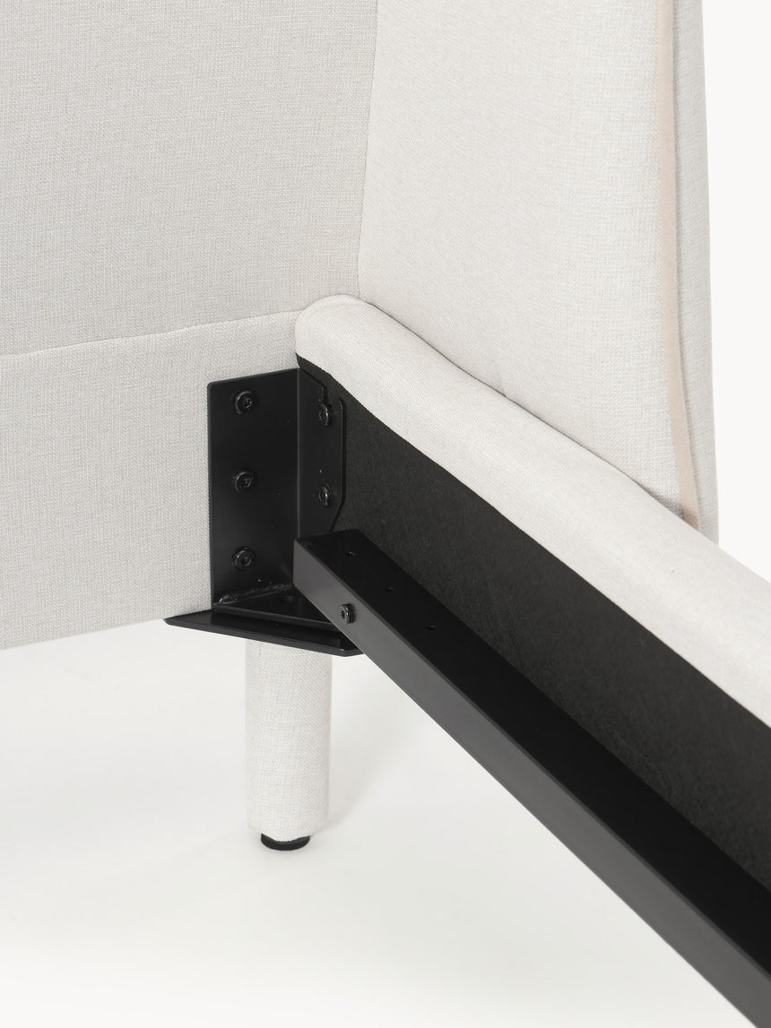 Polina Çift Kişilik Karyola Açık Bej