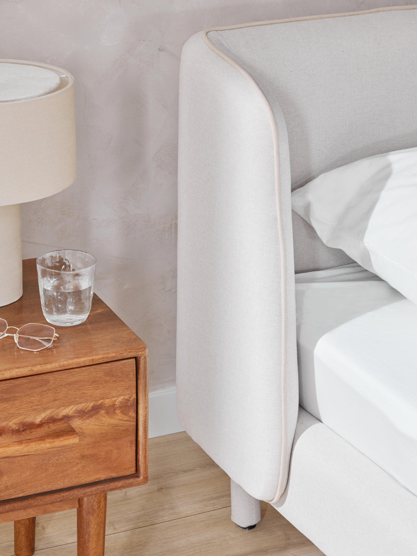 Polina Çift Kişilik Karyola Açık Bej