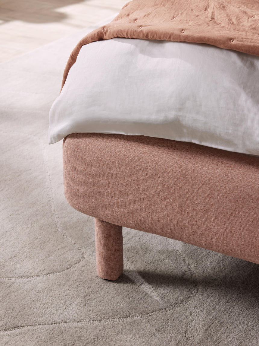 Polina Çift Kişilik Karyola Pembe