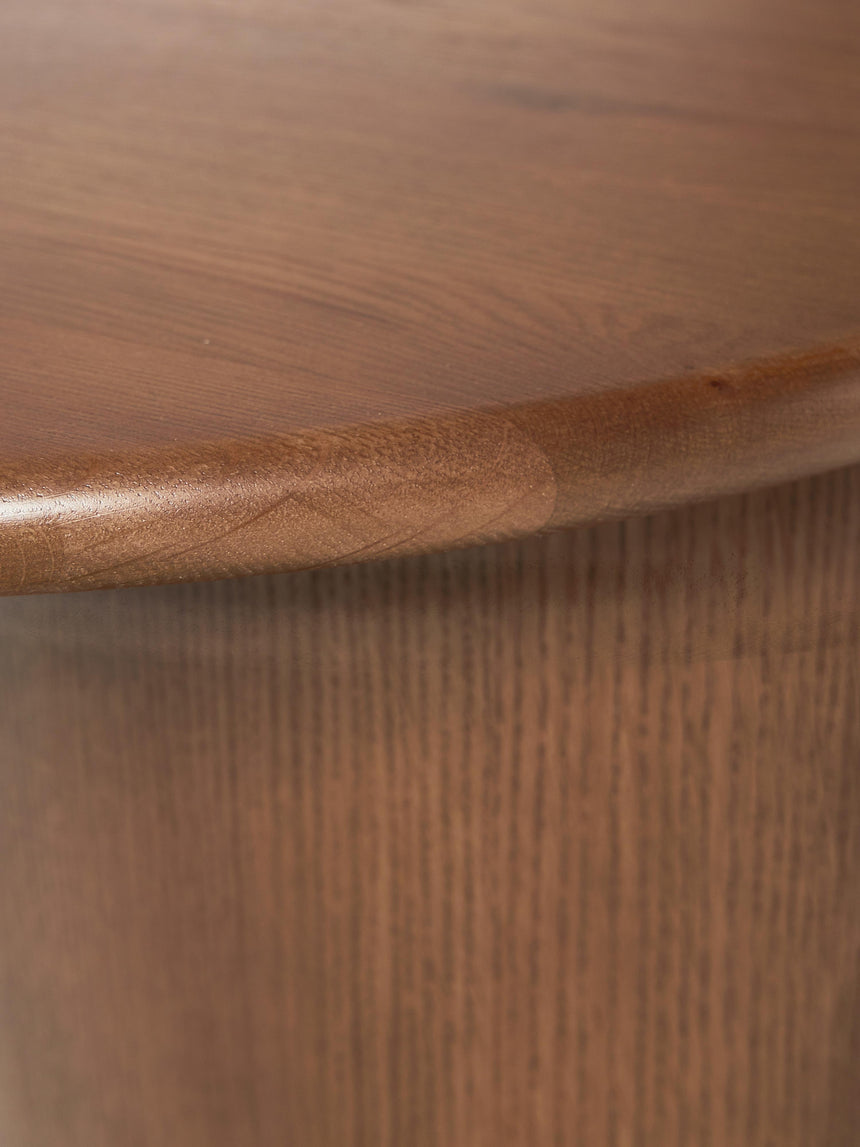 Polo Ahşap Oval Orta Sehpa Ceviz