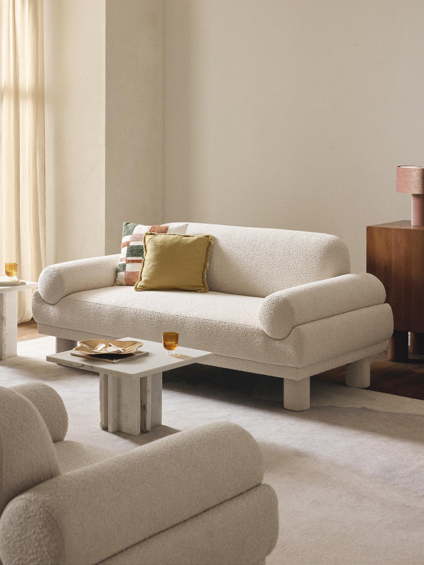 Polo İkili Koltuk Açık Bej Bukle