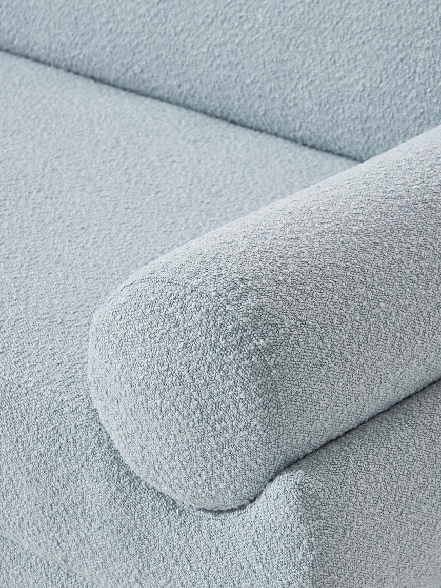 Polo İkili Koltuk Açık Mavi Bukle