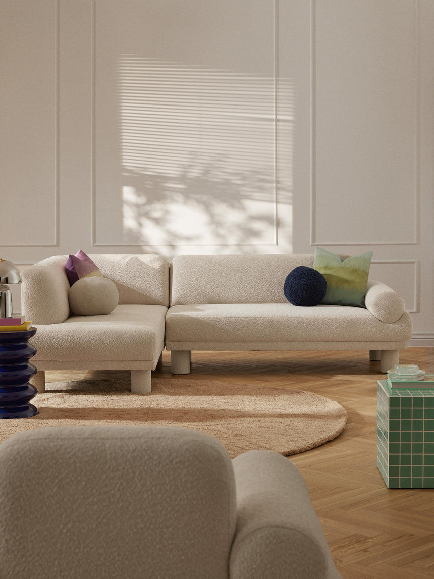 Polo Köşe Koltuk Açık Bej Bukle