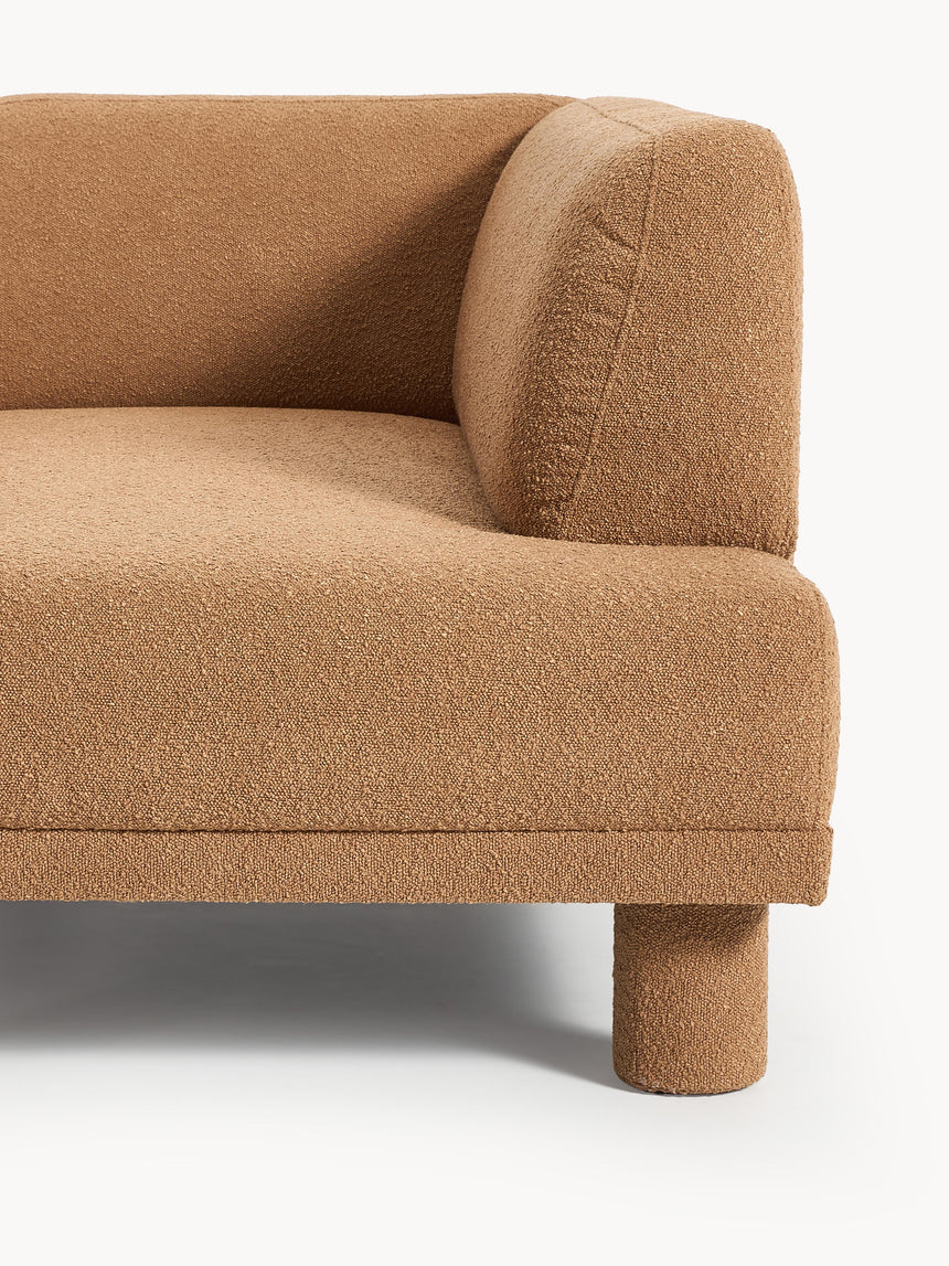 Polo Köşe Koltuk Açık Kahve Bukle