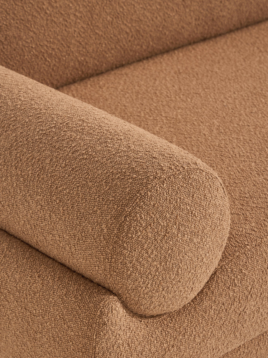 Polo Köşe Koltuk Açık Kahve Bukle