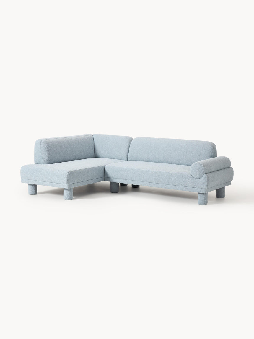 Polo Köşe Koltuk Açık Mavi Bukle