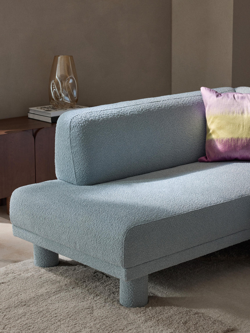 Polo Köşe Koltuk Açık Mavi Bukle