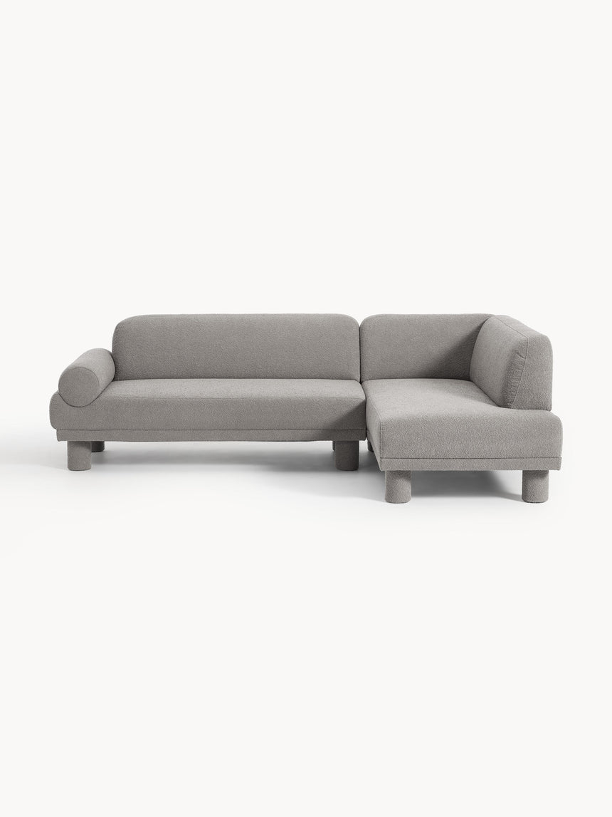 Polo Köşe Koltuk Gri Bukle