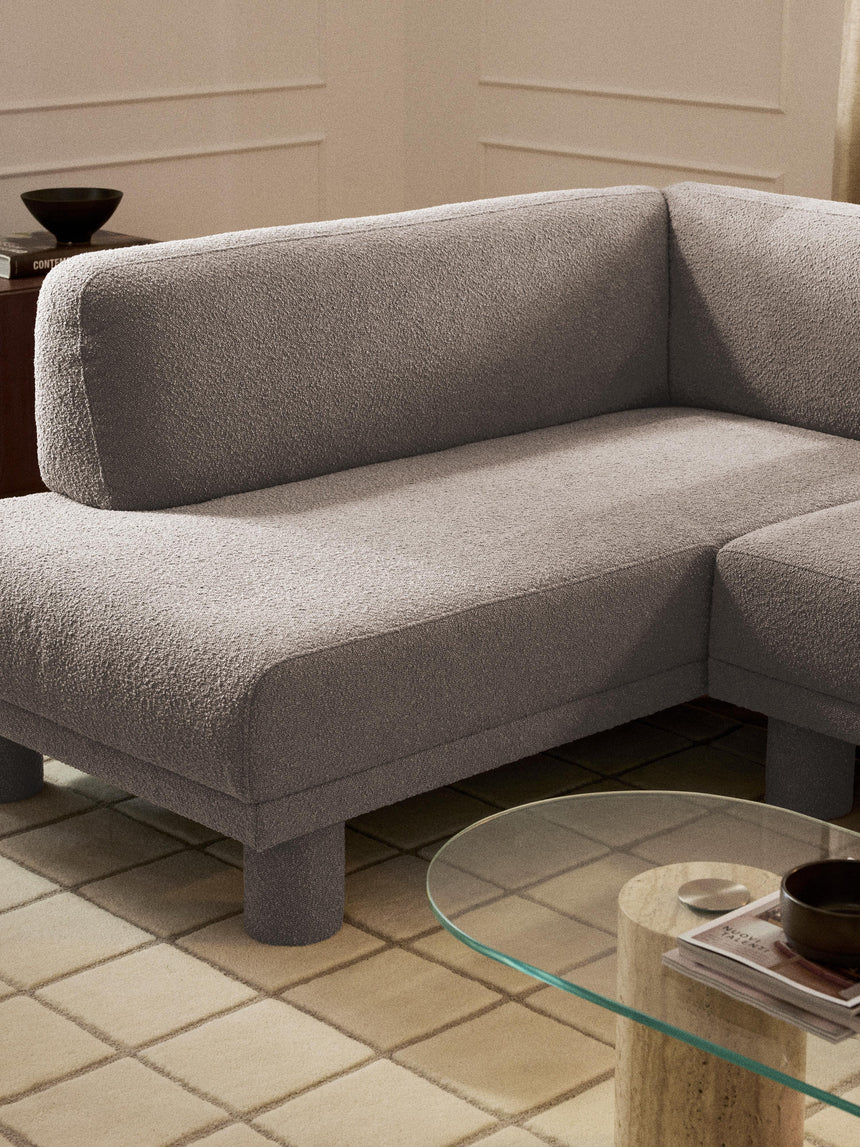 Polo Köşe Koltuk Gri Bukle