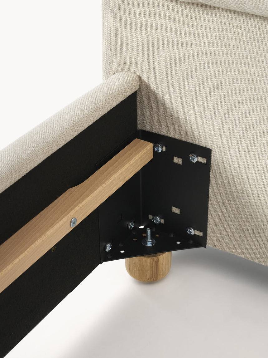 Pool Çift Kişilik Karyola Açık Bej