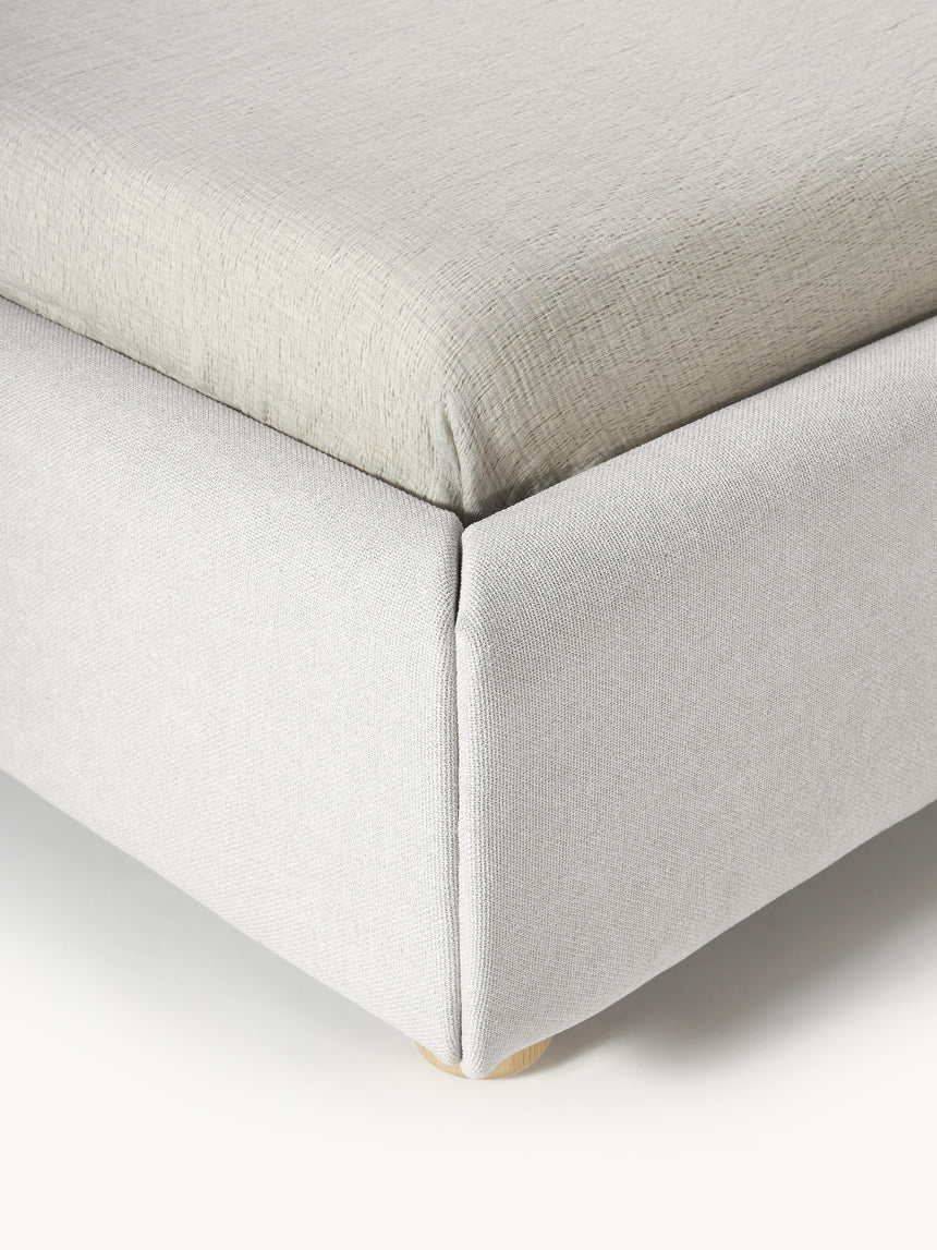 Pool Çift Kişilik Karyola Açık Gri