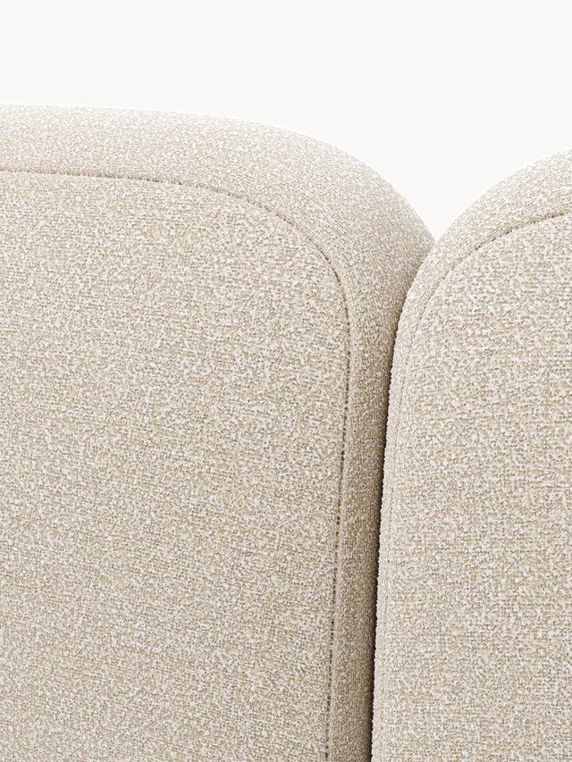 Prag Çift Kişilik Karyola Açık Bej Bukle