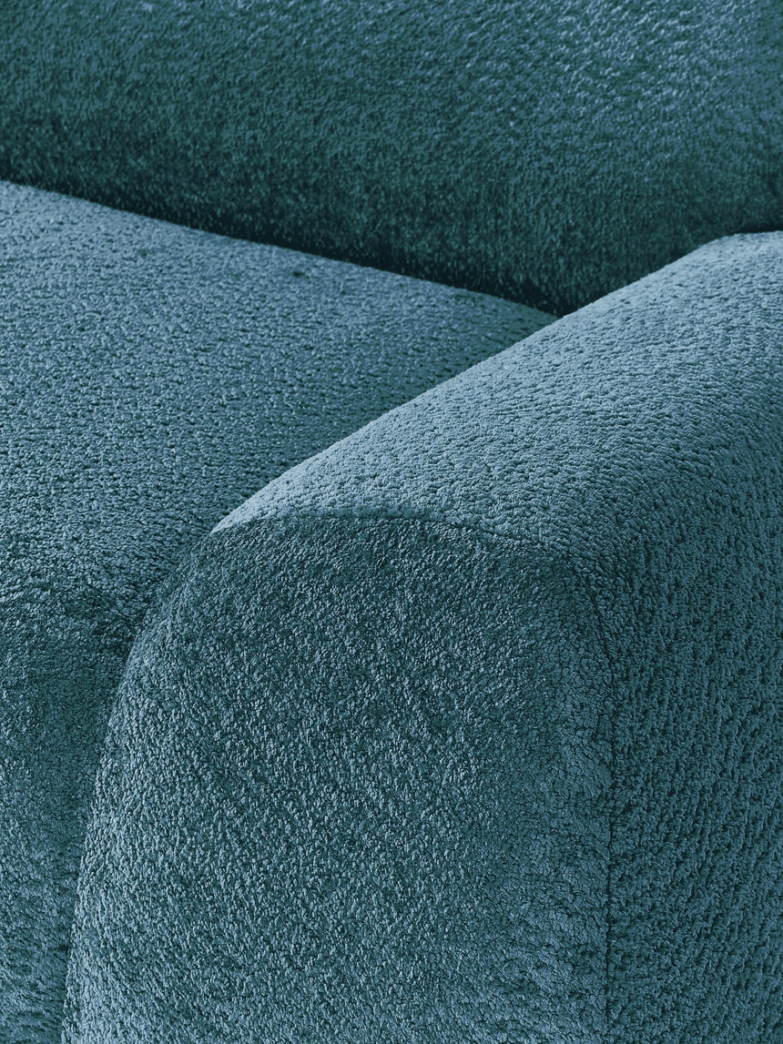 Prag Dörtlü Koltuk Petrol Mavisi Teddy