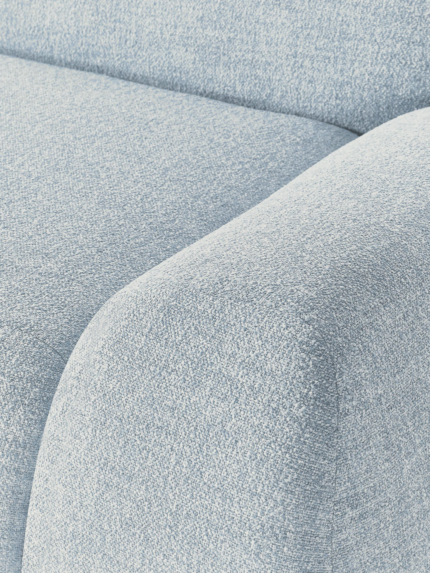 Prag Köşe Koltuk Açık Mavi Bukle