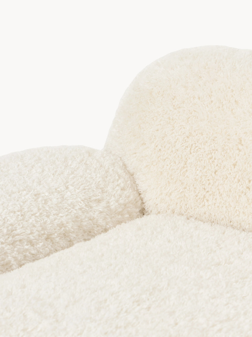 Prag Köşe Koltuk Krem Beyaz Cozy Tüylü