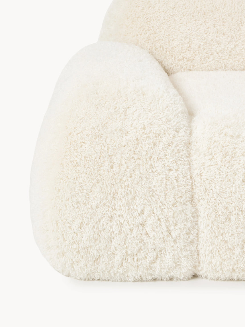 Prag Köşe Koltuk Krem Beyaz Cozy Tüylü