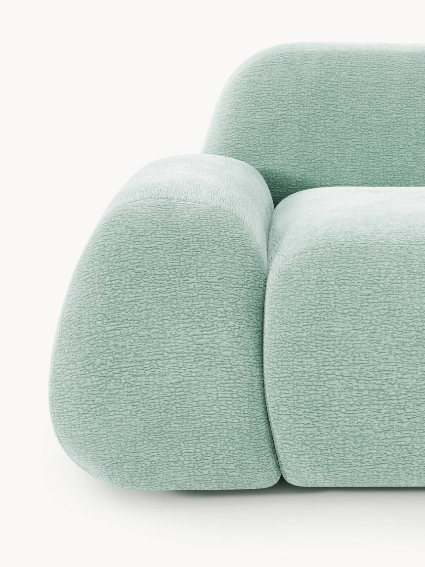 Prag Köşe Koltuk Mint Yeşili Dokuma Kadife