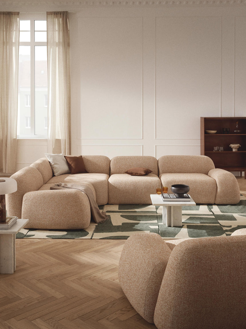 Prag Köşe Koltuk Portakal Bukle