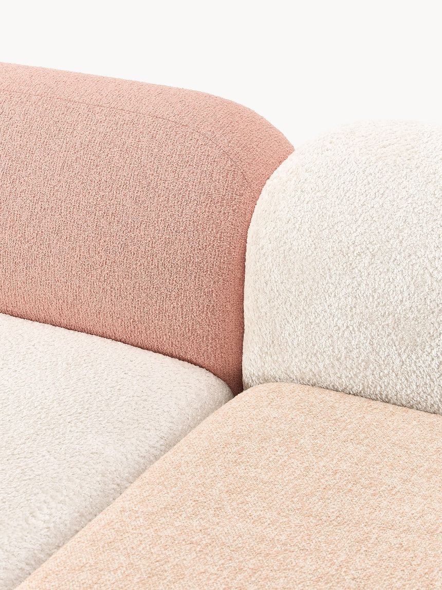 Prag Köşe Koltuk Renkli Teddy Bukle