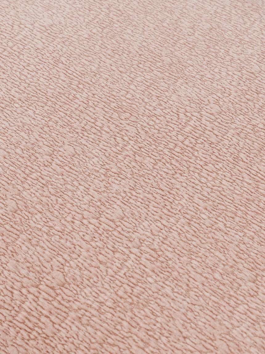 Prag Tekli Koltuk Açık Pembe Dokuma Kadife