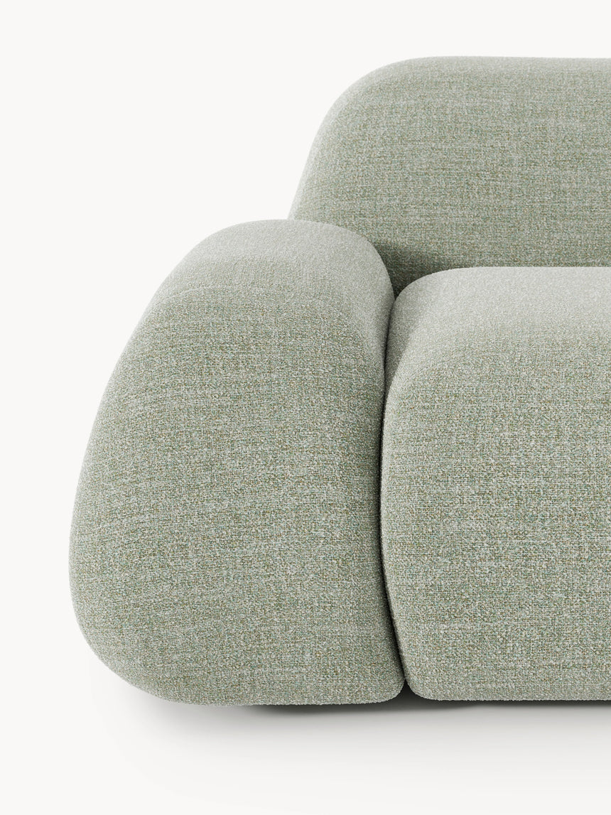 Prag Tekli Koltuk Adaçayı Yeşili Bukle