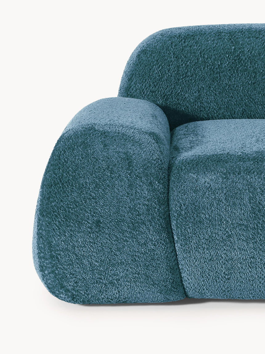 Prag Tekli Koltuk Petrol Mavisi Teddy