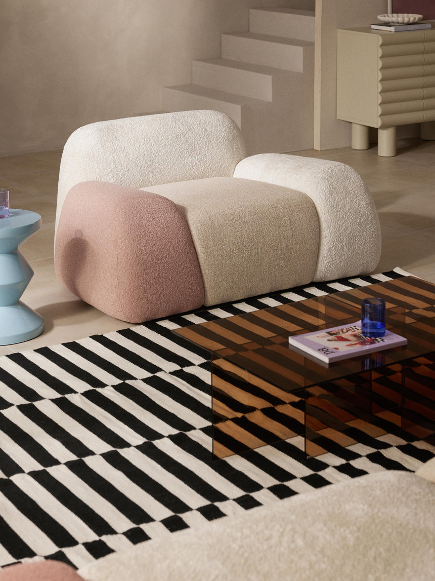 Prag Tekli Koltuk Renkli Teddy Bukle