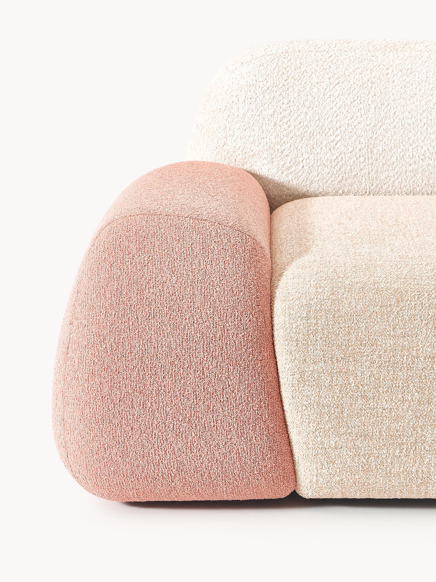 Prag Üçlü Koltuk Renkli Teddy Bukle