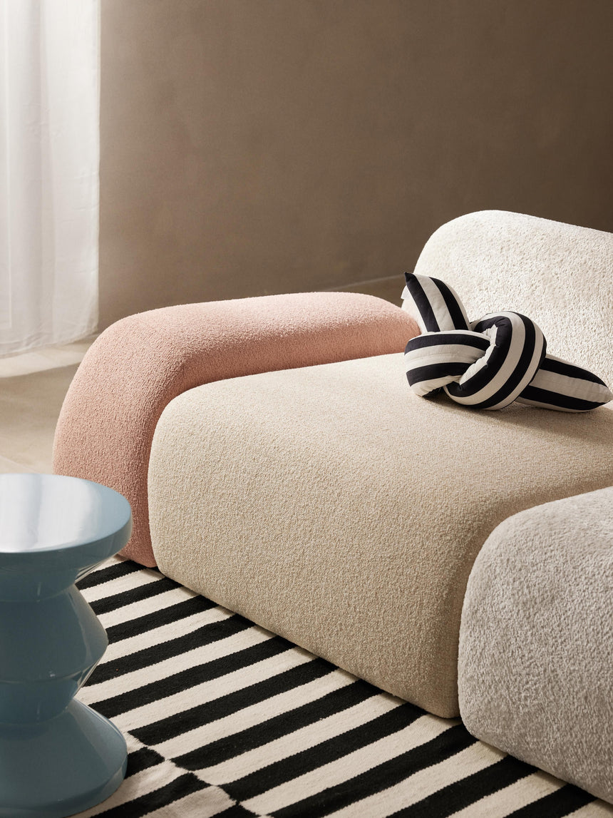 Prag Üçlü Koltuk Renkli Teddy Bukle