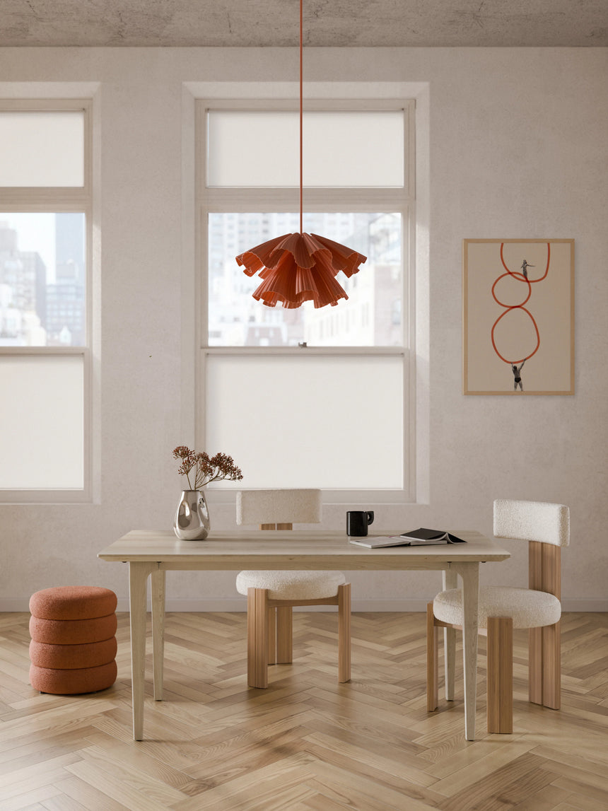 Riko Dikdörtgen Ahşap Yemek Masası Beyaz Meşe