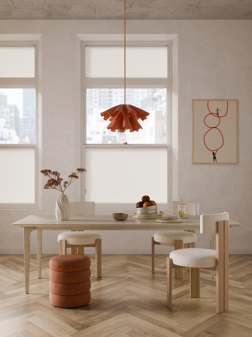 Riko Dikdörtgen Ahşap Yemek Masası Beyaz Meşe