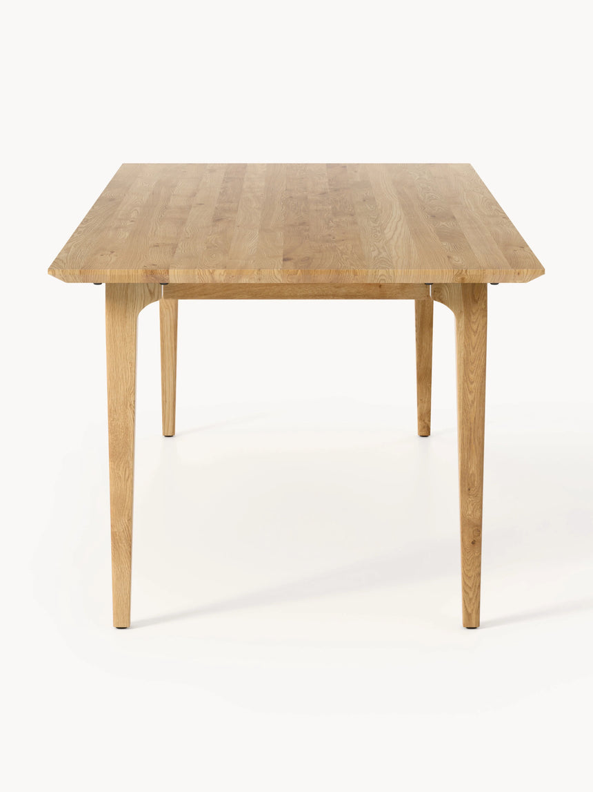 Riko Dikdörtgen Ahşap Yemek Masası Meşe