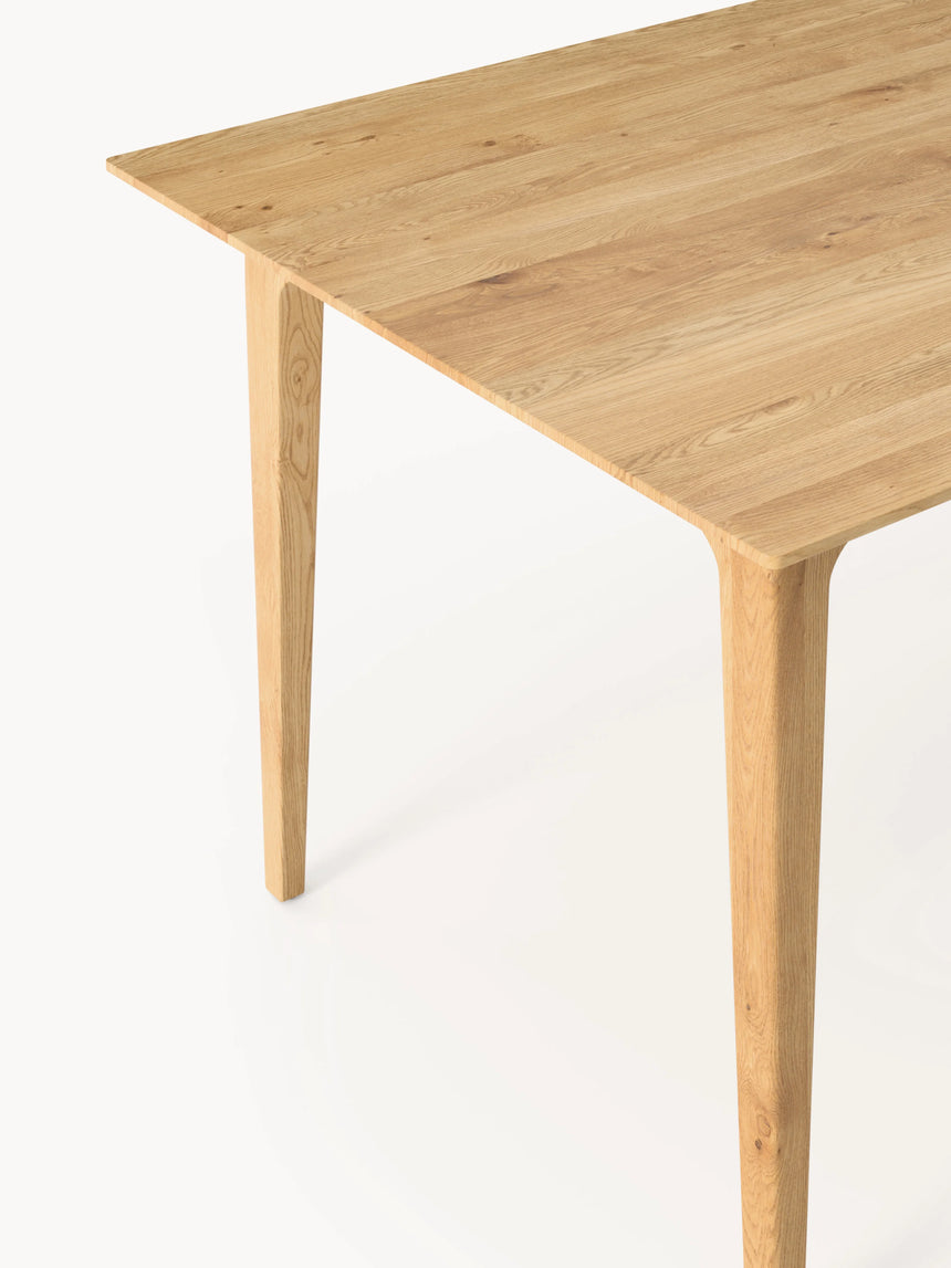 Riko Dikdörtgen Ahşap Yemek Masası Meşe